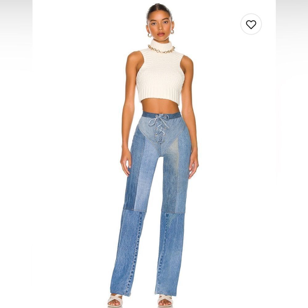 EB Denim Lace Up Jeans
